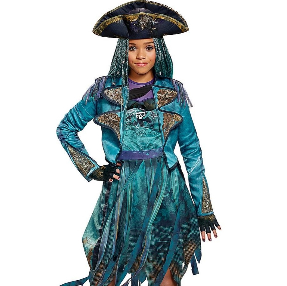 5pc UMA Descendants Halloween COSTUME WIG pirate 7 8 COSPLAY - Picture 2 of 12